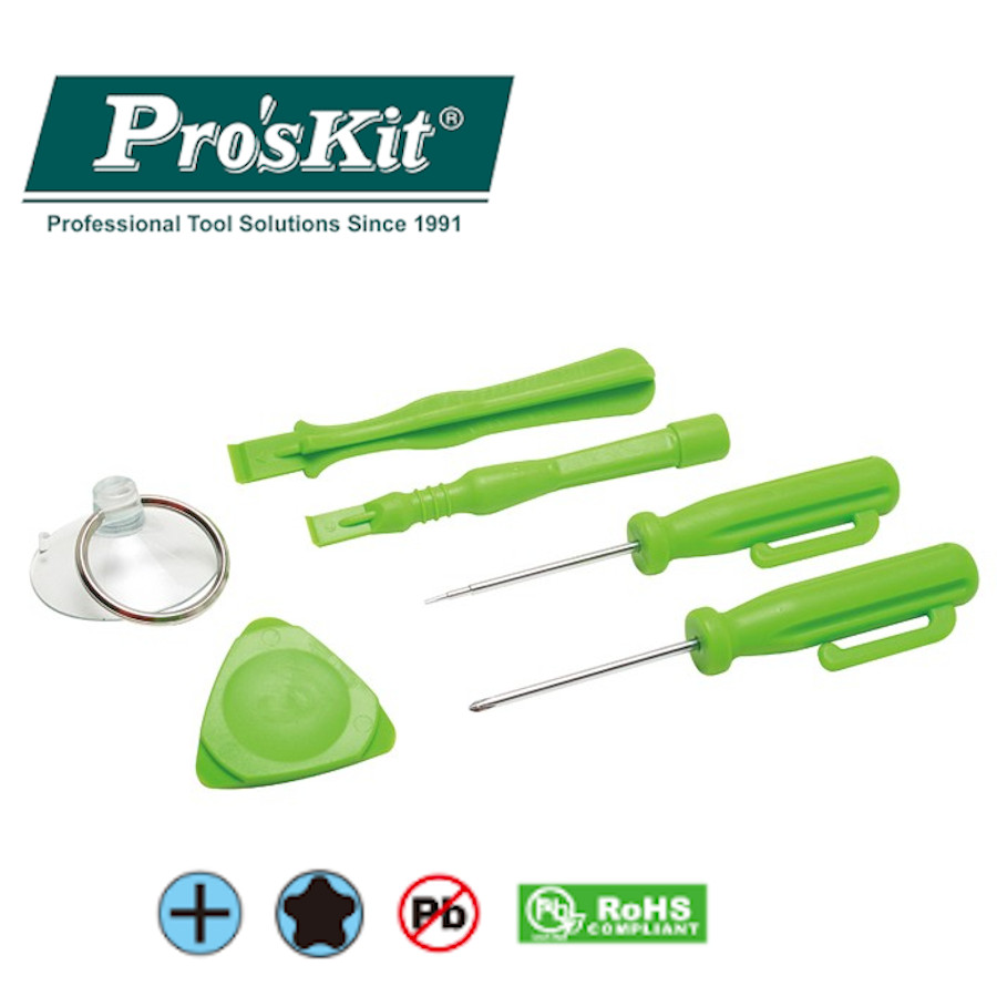 PK-9110 Pro'sKit Набор для iPhone 3/4 (присоска, открыватели, отвертки)