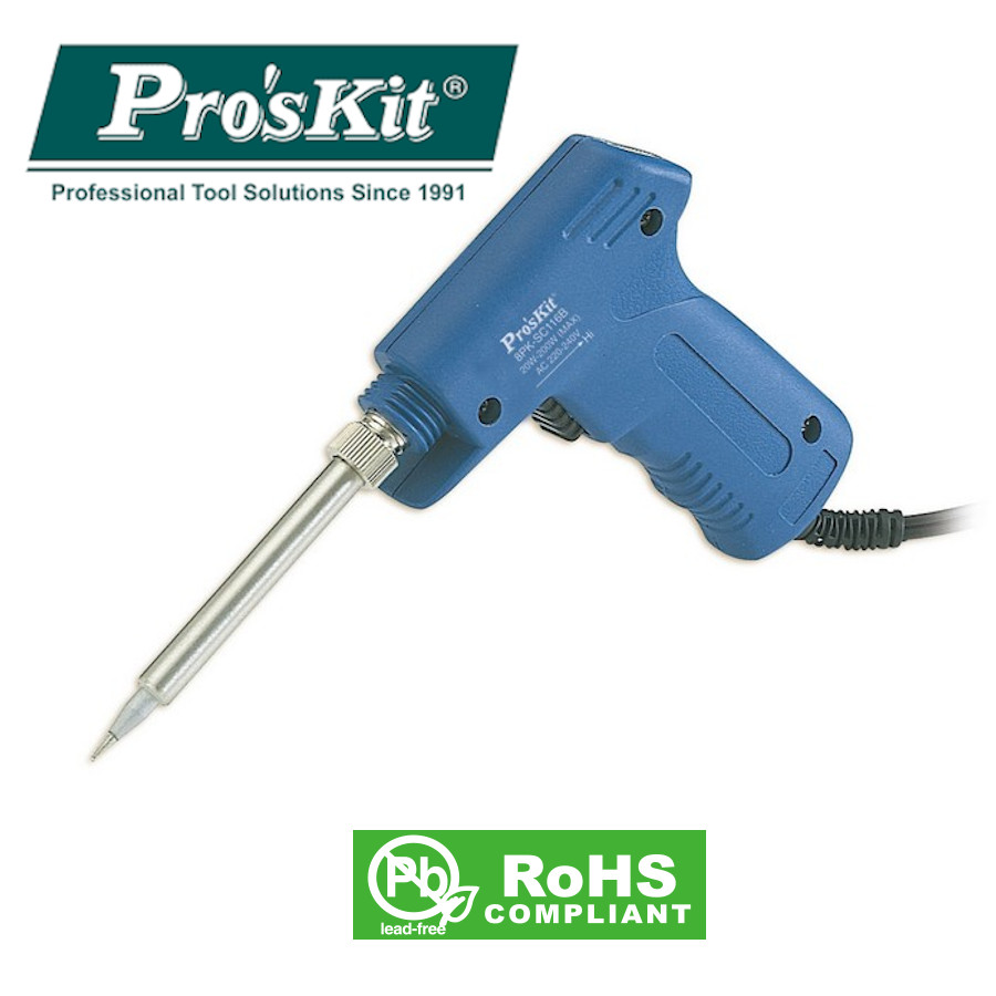 8PK-SC116NB Pro'sKit паяльник-пистолет 20/35 W,керамический нагреватель,турбо 220в