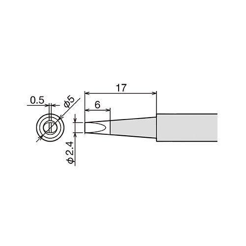PX-60RT-2.4D жало (d6.5х26мм) GOOT