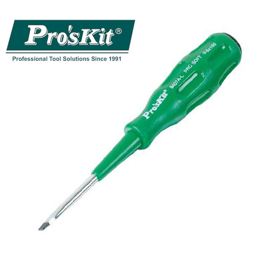 89407A-L Pro'sKit Отвертка Pro-Soft (- 6.0x57мм)