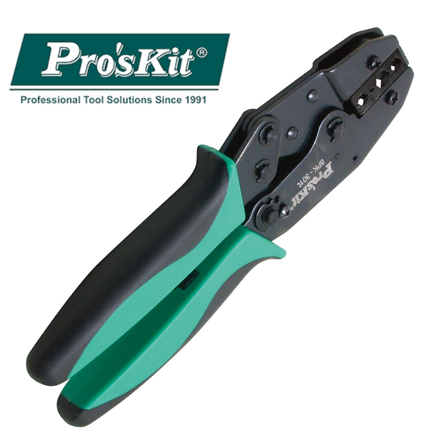 8PK-301C Pro'sKit Клещи для обжима коаксиальных кабелей (220мм)