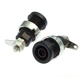 ZP016 4mm Panel-mount Socket,BLACK