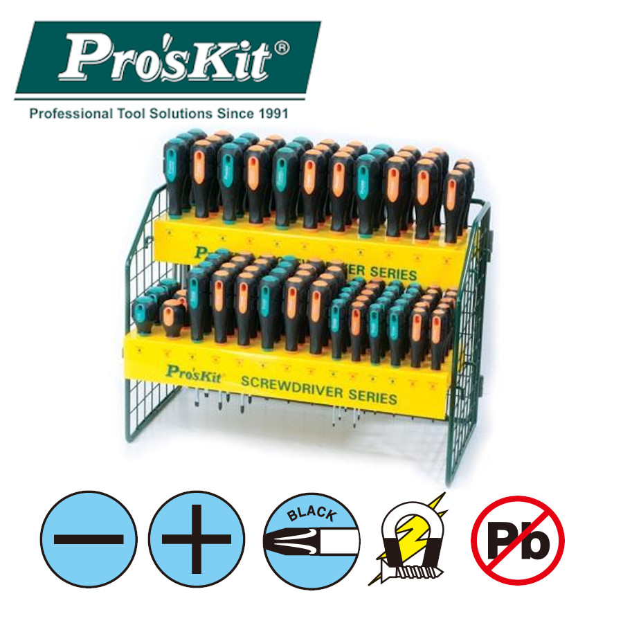 SD-2393K Pro'sKit Набор отверток Pro-Soft (93шт. с подставкой)