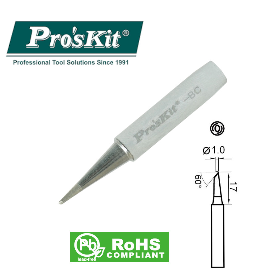 5SI-216N-BC Pro'sKit Жало сменное (скос 60 град. 1 мм)