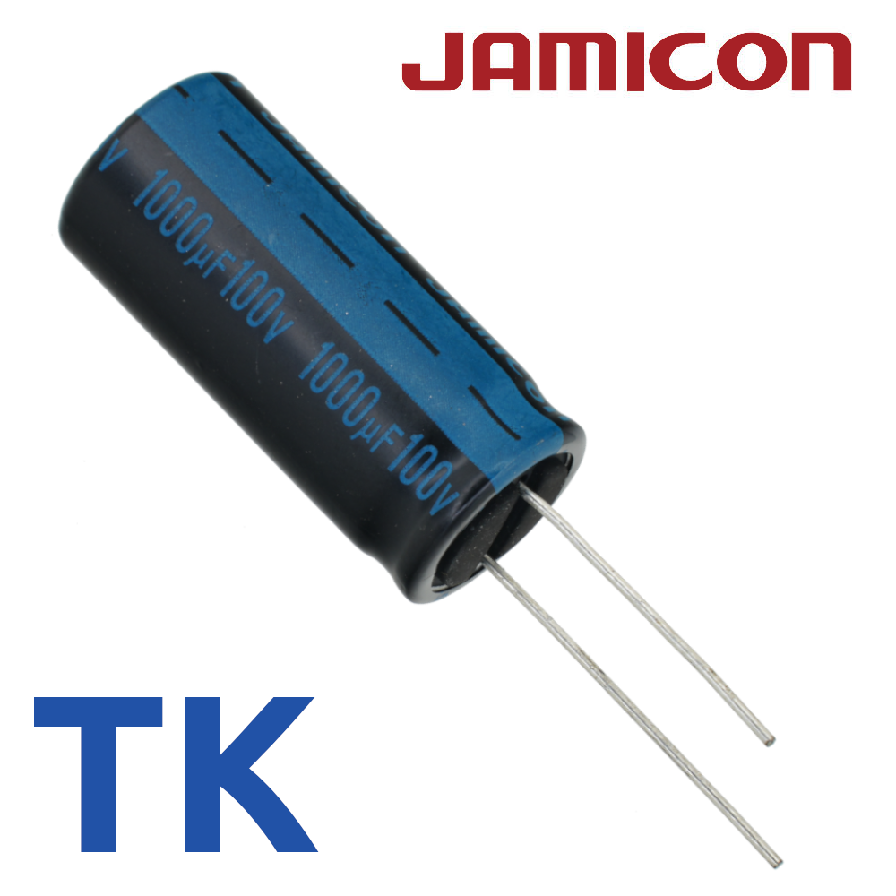 1000мкФ 100В (16x35) TKR-105C Конденсатор электролитический