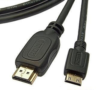 Mini-HDMI to HDMI 1.4v OFC 2m