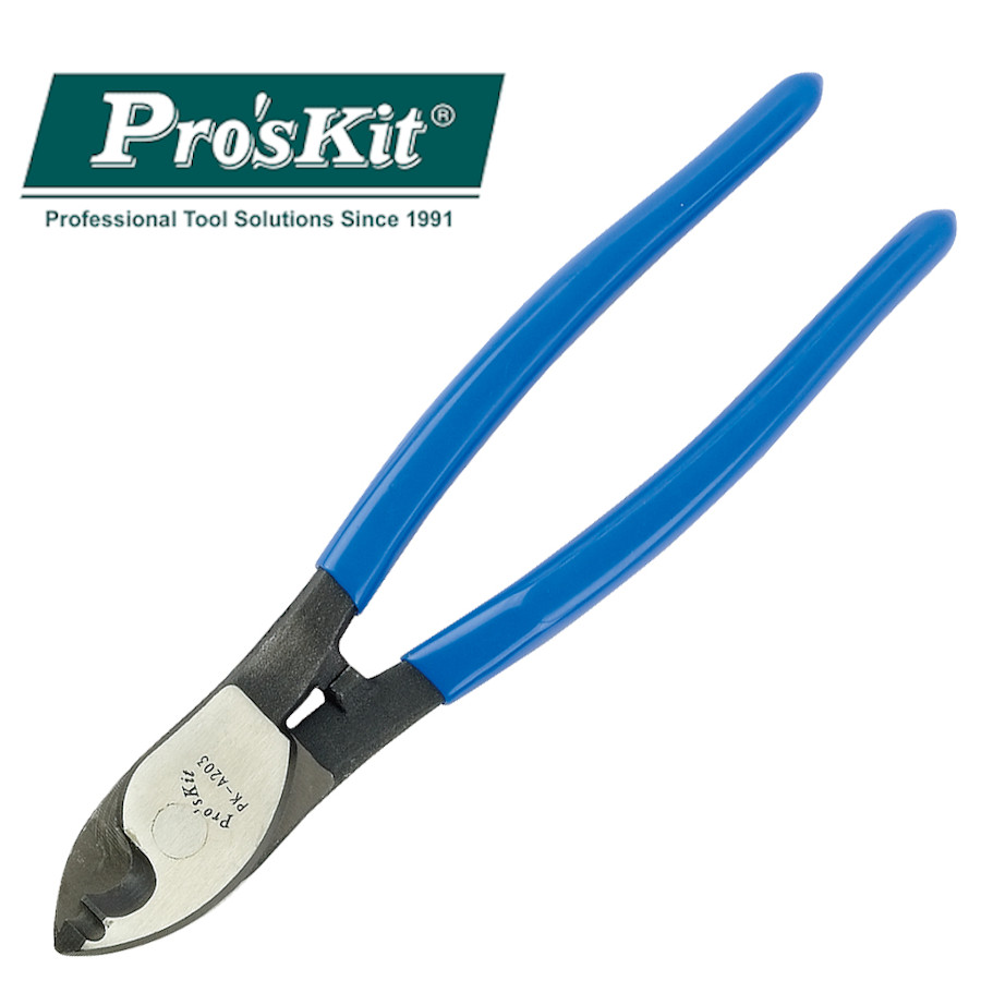 8PK-A203 Pro'sKit Кусачки кабельные усиленные (многож. до 38мм2, 210мм)