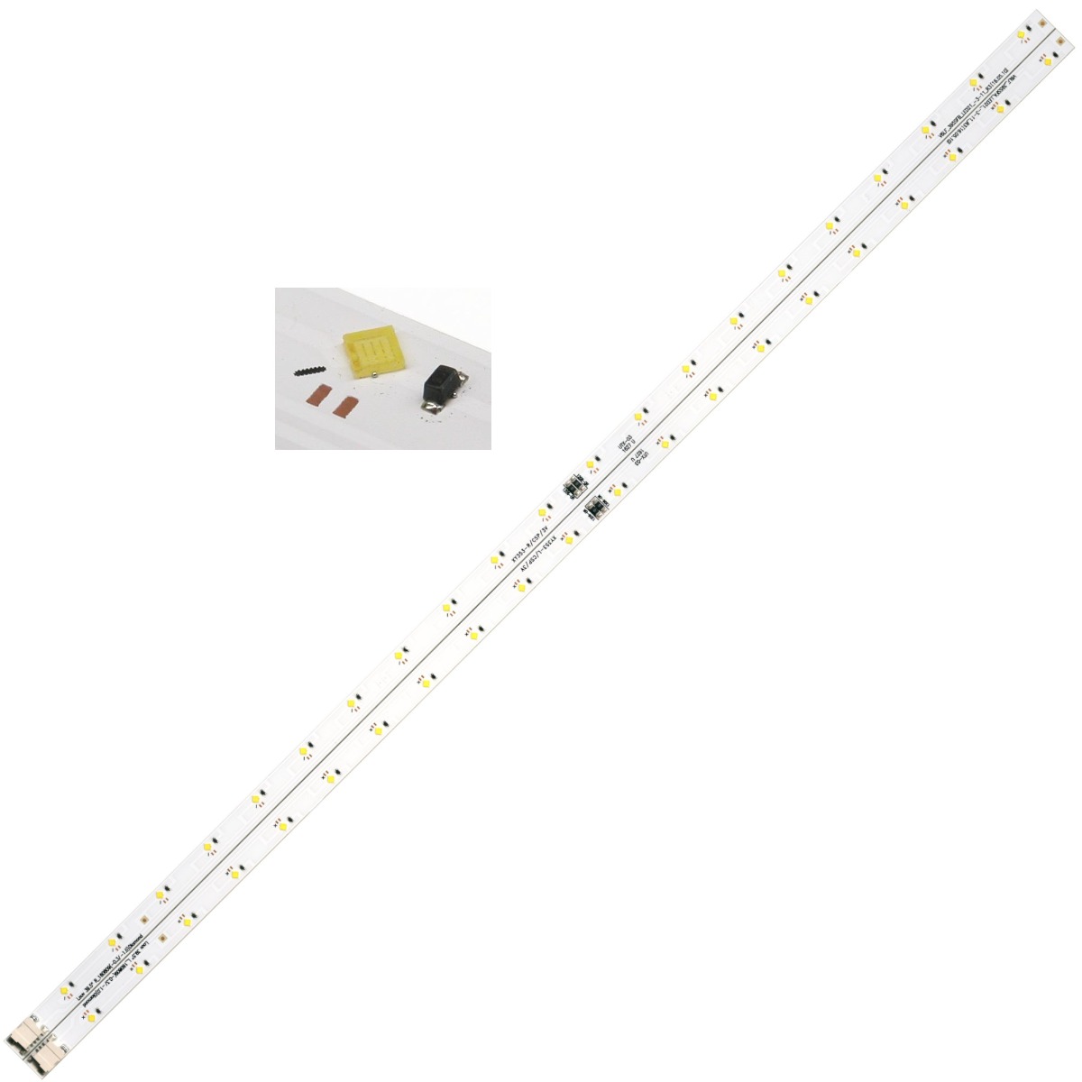 Светодиодная планка для подсветки ЖК панелей V6LF_395SFA/B_LED21_3-11 (410мм, 21 светодиод)