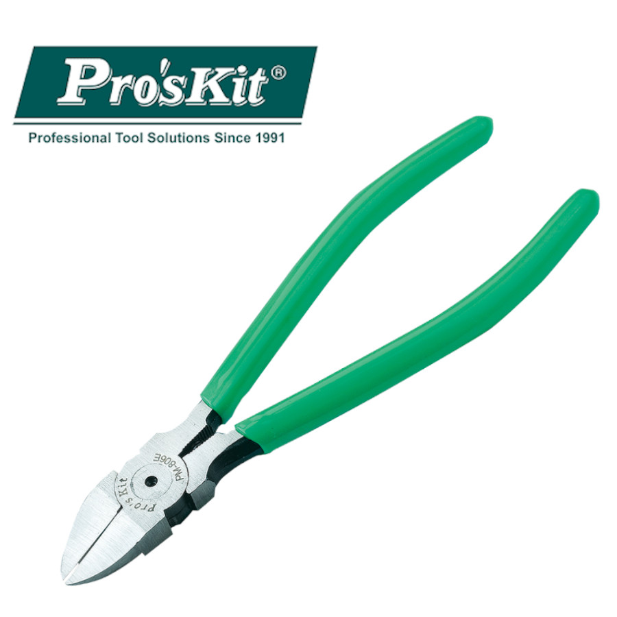 PM-806E Pro'sKit Кусачки для пластика (160мм, пружина)