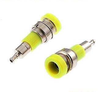 ZP010 4mm Panel-mount Socket,YELLOW