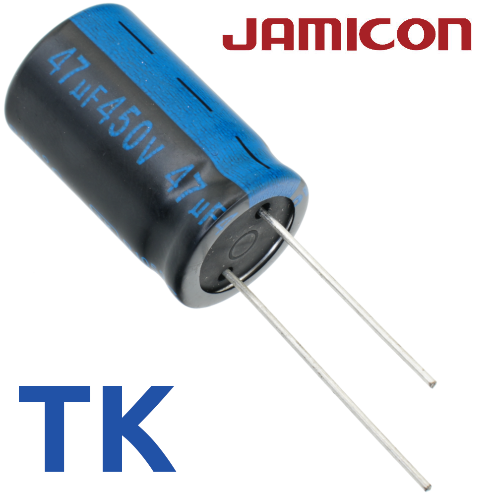 47мкФ 450В (16x25) TKR-105C Конденсатор электролитический
