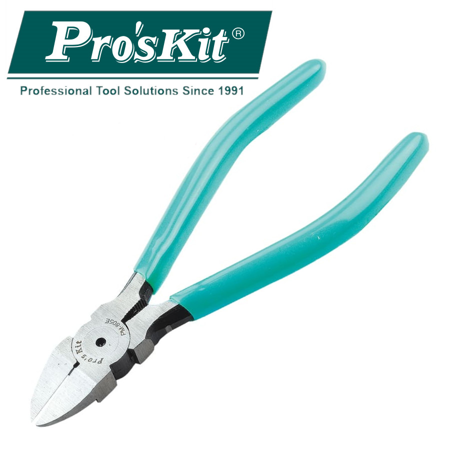 PM-805E Pro'sKit Кусачки для пластика (135мм, пружина)