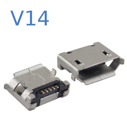 MicroUSB-F V14 Гнездо