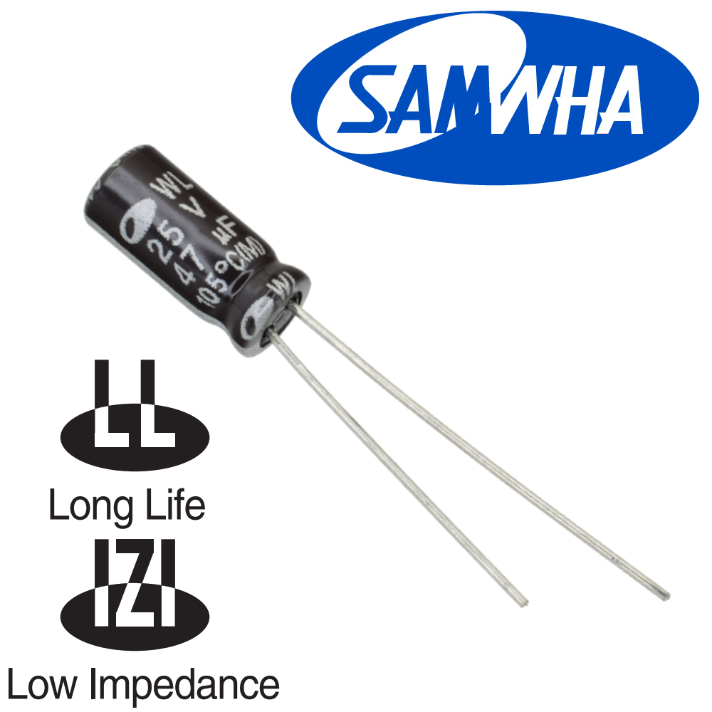47мкФ 25В (5x11) WL (2000ч.) (low imp.) Конденсатор электролитический