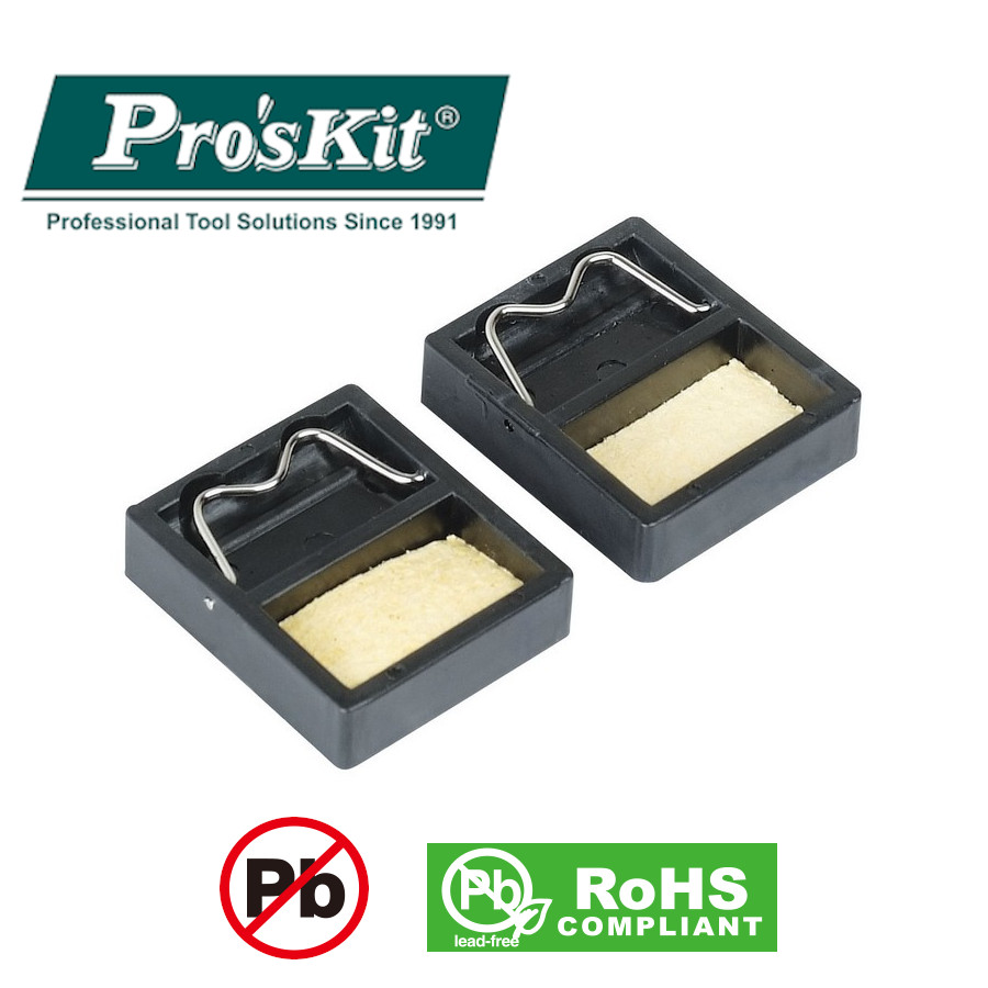 8PK-362S Pro'sKit Подставка для паяльника мини с губкой для очистки жала