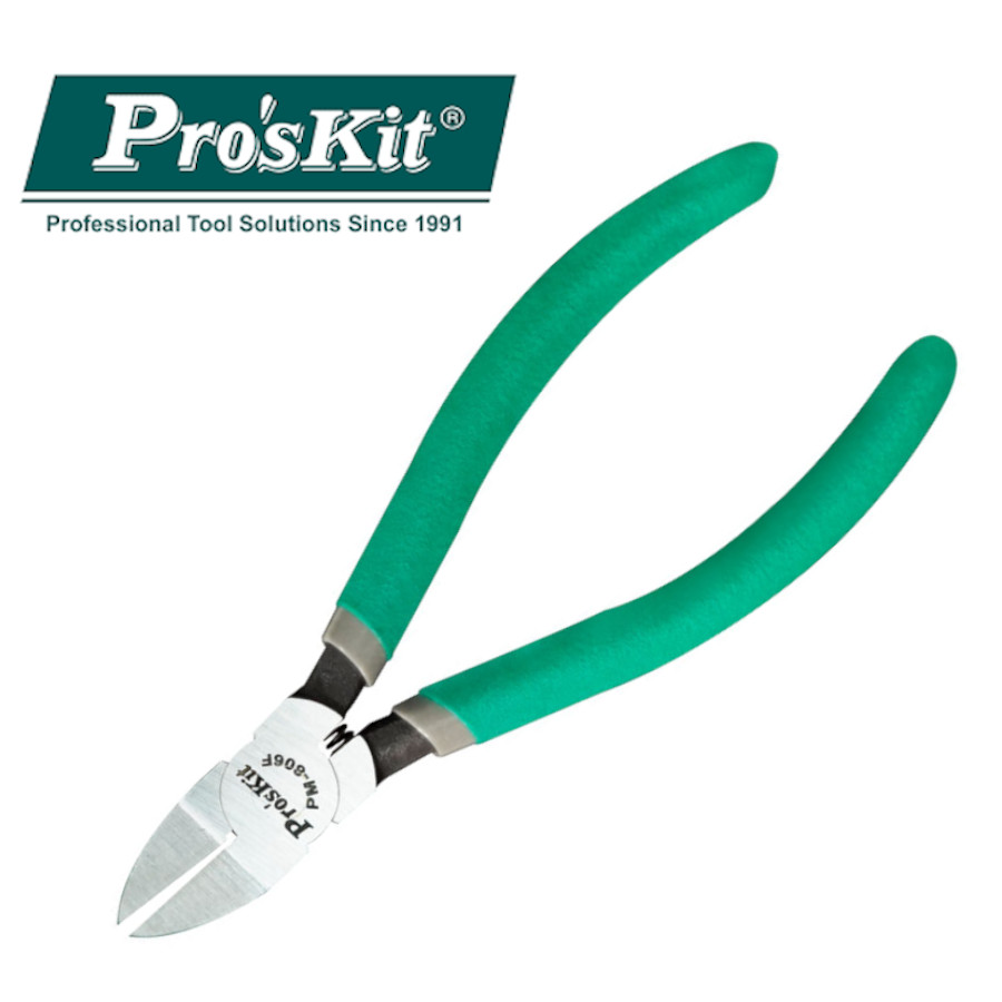 PM-806F Pro'sKit Кусачки для пластика (159мм, пружина)