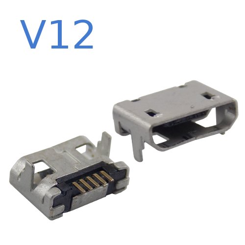 MicroUSB-F V12 Гнездо