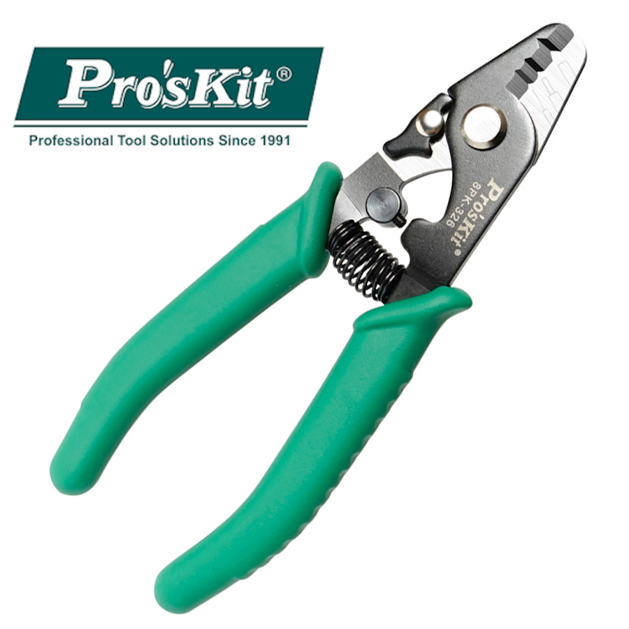 8PK-326 Pro'sKit Клещи для зачистки оптоволоконных кабелей