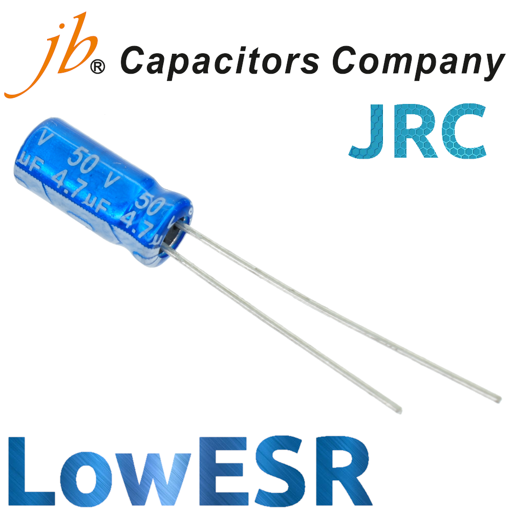 4,7мкФ 50В (5x11) JRC Конденсатор электролитический