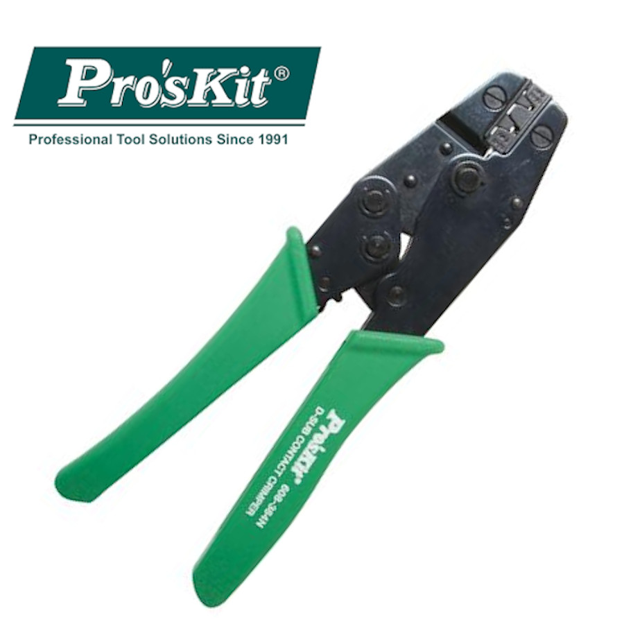 608-384N Pro'sKit Клещи для обжима мини D-SUB разъемов