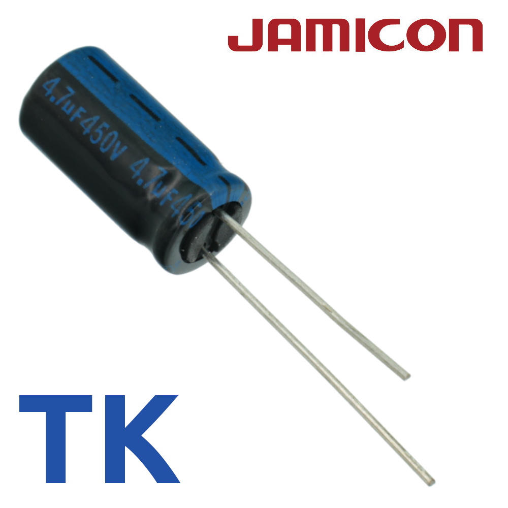 4,7мкФ 450В (8x16) TKR-105C Конденсатор электролитический