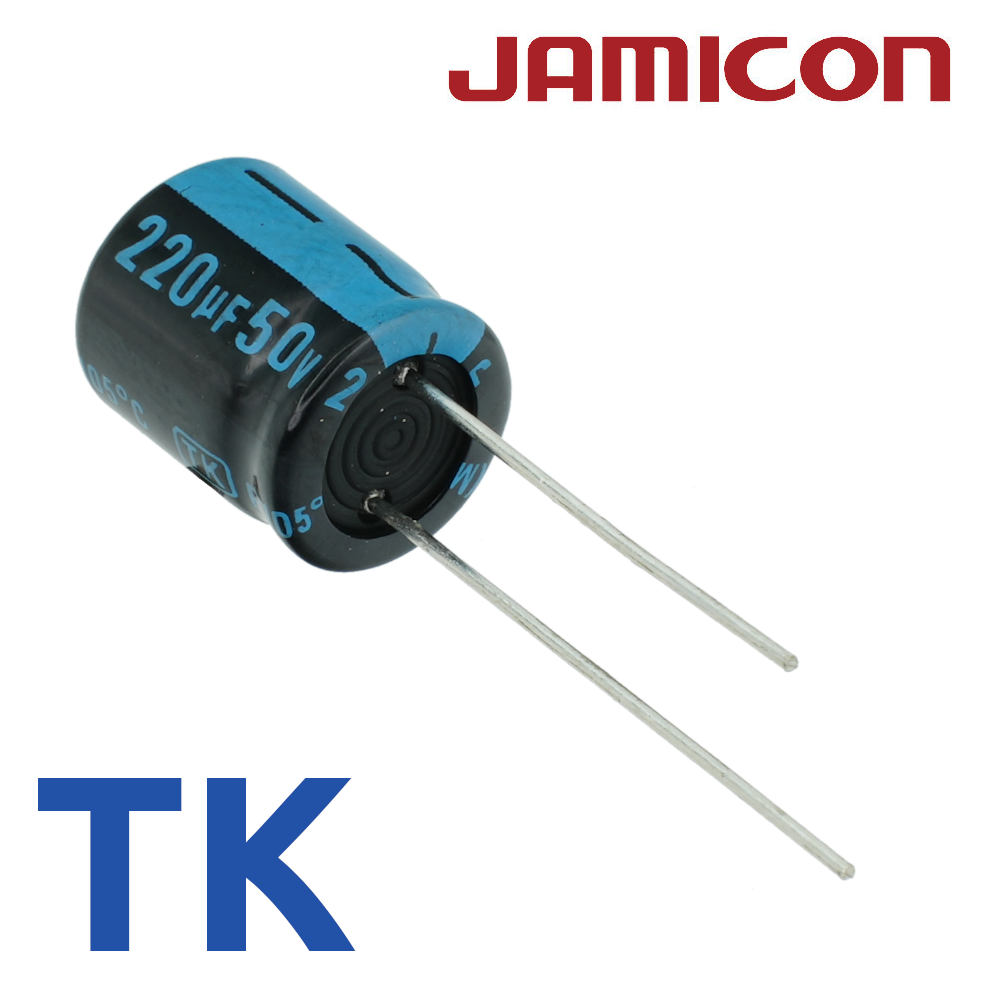 220мкФ 50В (10x12,5) TK-105C Конденсатор электролитический