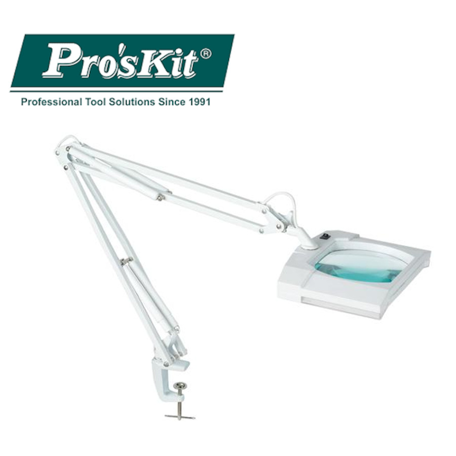 MA-1503I Pro'sKit Лупа настольная с бестеневой подсветкой(3D)*