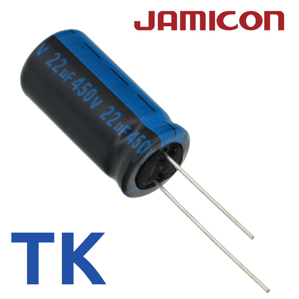 22мкФ 450В (13x26) TKR-105C Конденсатор электролитический