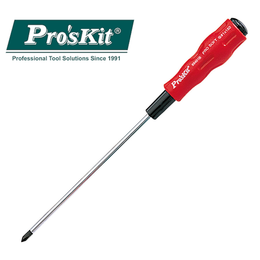 89401B Pro'sKit Отвертка Pro-Soft (+ #0x75мм)