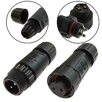 HYF-190 2pin (IP68) герметичный разъем