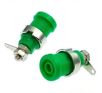 ZP016 4mm Panel-mount Socket,GREEN