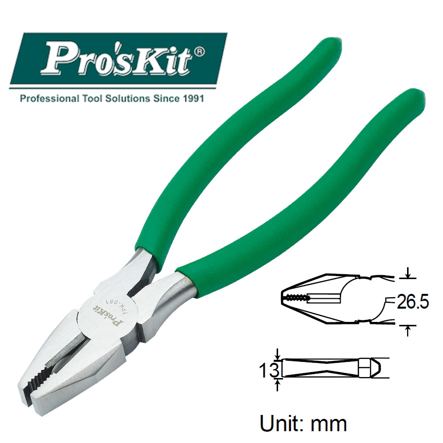 1PK-051 Pro'sKit Пассатижи (210мм)