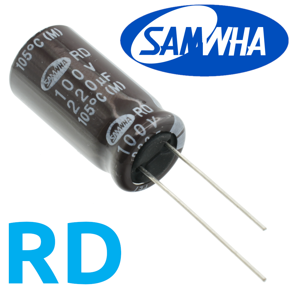 220мкФ 100В (12,5x25) RD-105C Конденсатор электролитический