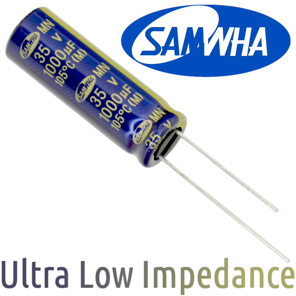 1000мкФ 35В (10x30) MN (5000ч.) (low imp.) Конденсатор электролитический