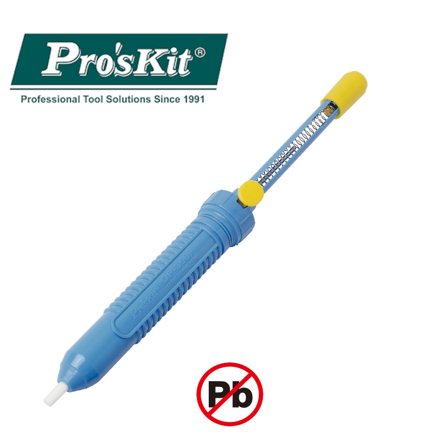 DP-366P Pro'sKit Оловоотсос механический вакуумный с тефлоновым наконечником