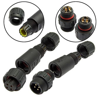 HYF-190 4pin (IP68) герметичный разъем