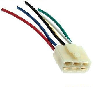 6p female plug 10CM