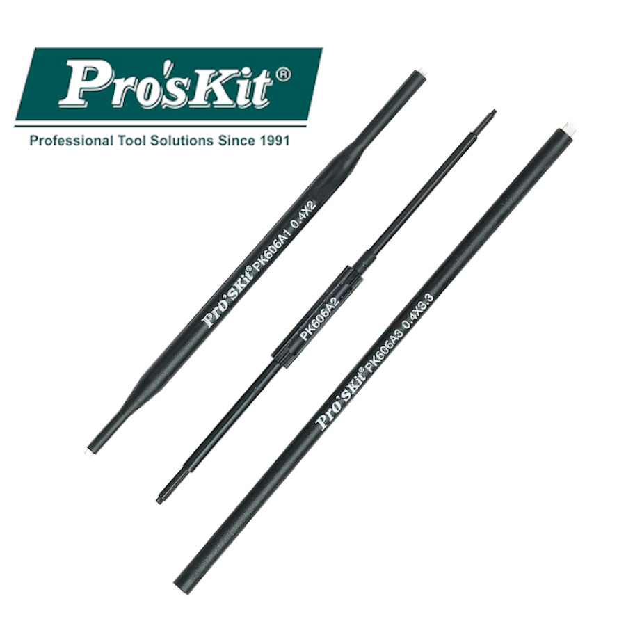 1PK-606A Pro'sKit Отвертки подстоечные из пластика в наборе (3 шт.)