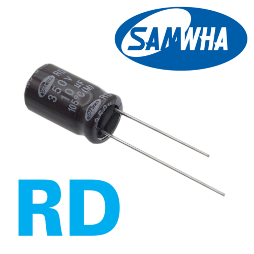 10мкФ 350В (10x16) RD-105C Конденсатор электролитический