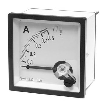 Амперметр 0.5А 50гц (72х72)