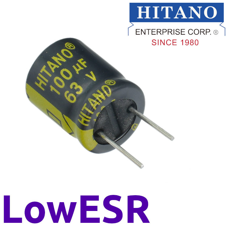 100мкФ 63В (10x12,5) EXR (5000ч.) (low imp.) Конденсатор электролитический