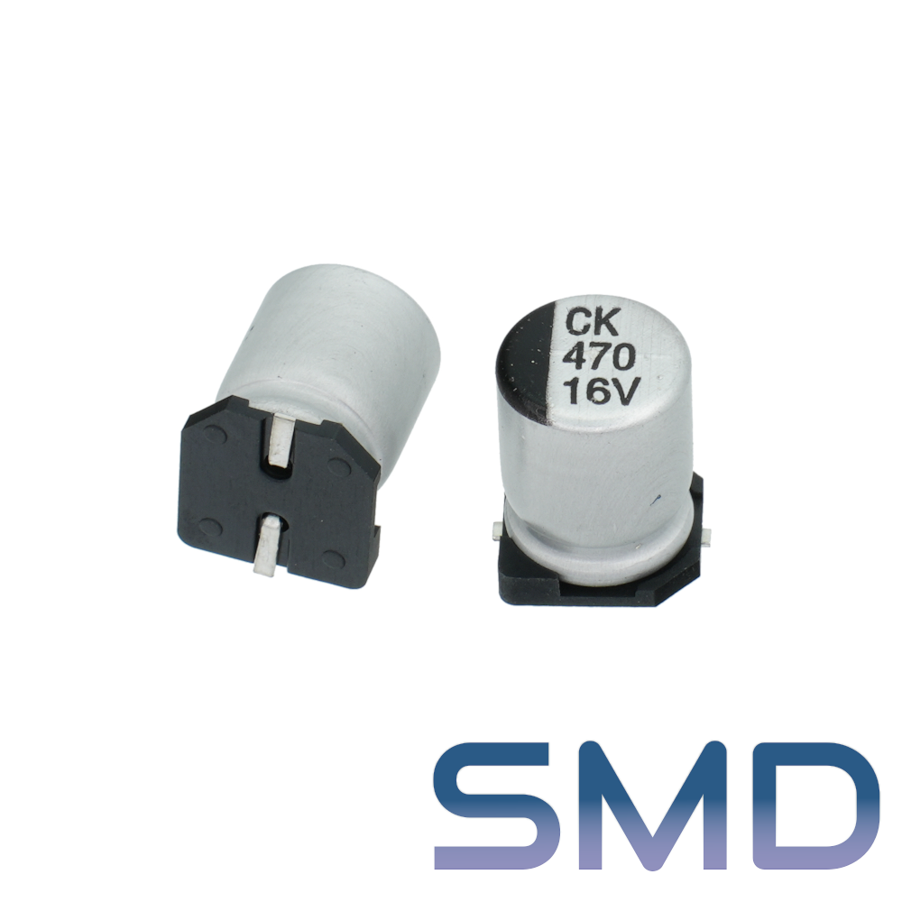 470мкФ 16В (8x10,5) SMD-монтаж Конденсатор электролитический