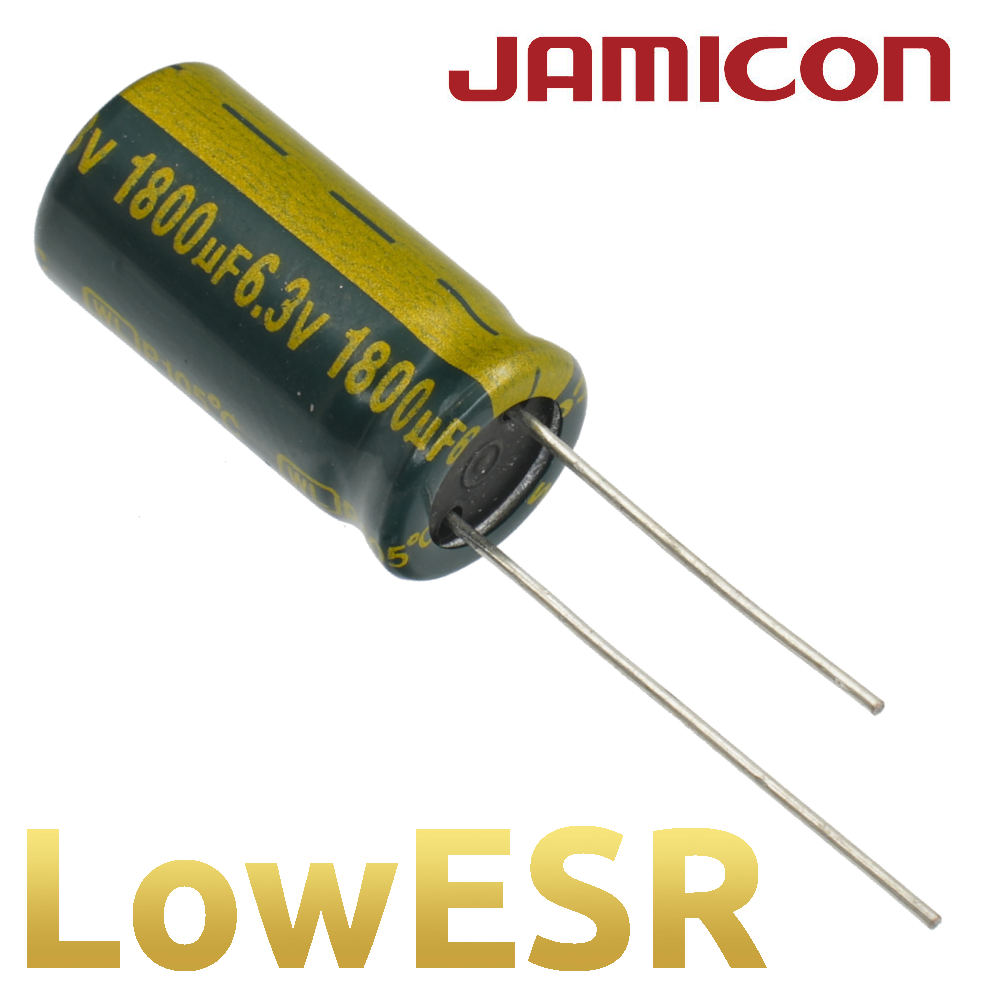 1800мкФ 6,3В (10x21) WL Конденсатор электролитический