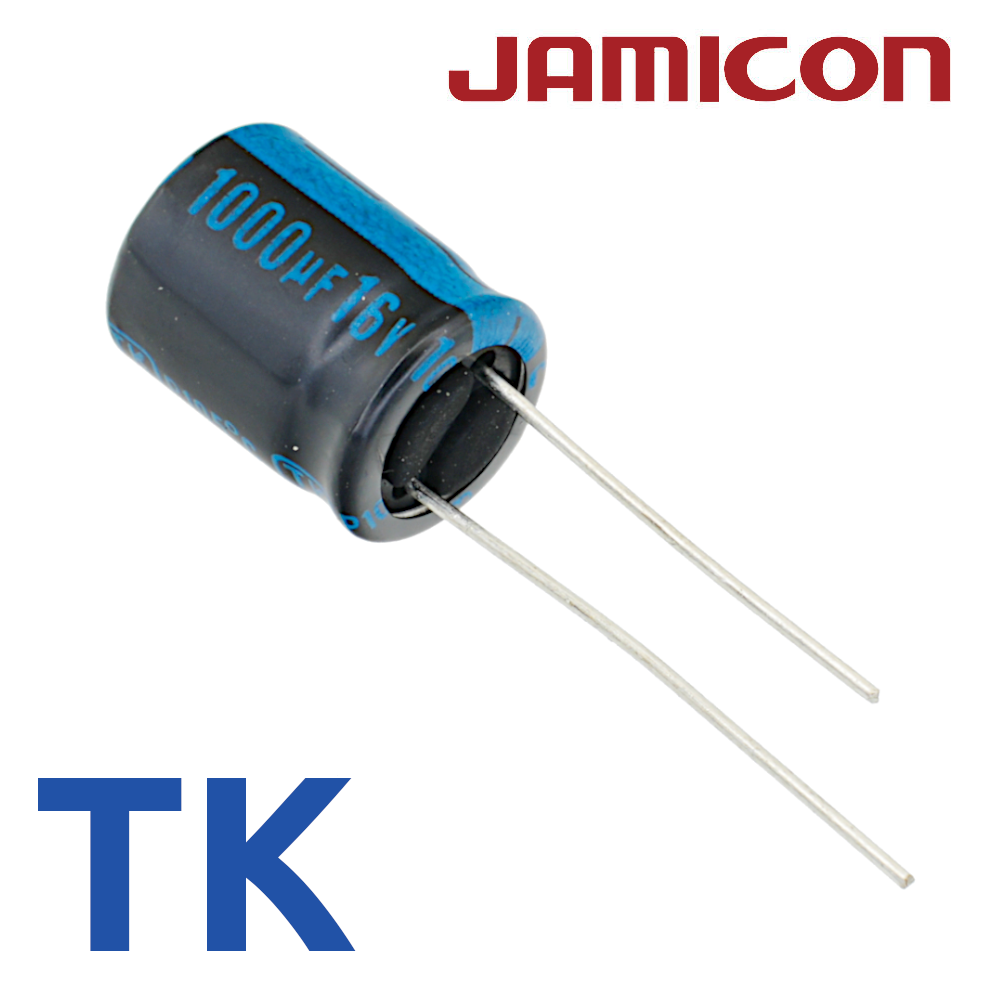 1000мкФ 16В (10x13) TKR-105C Конденсатор электролитический