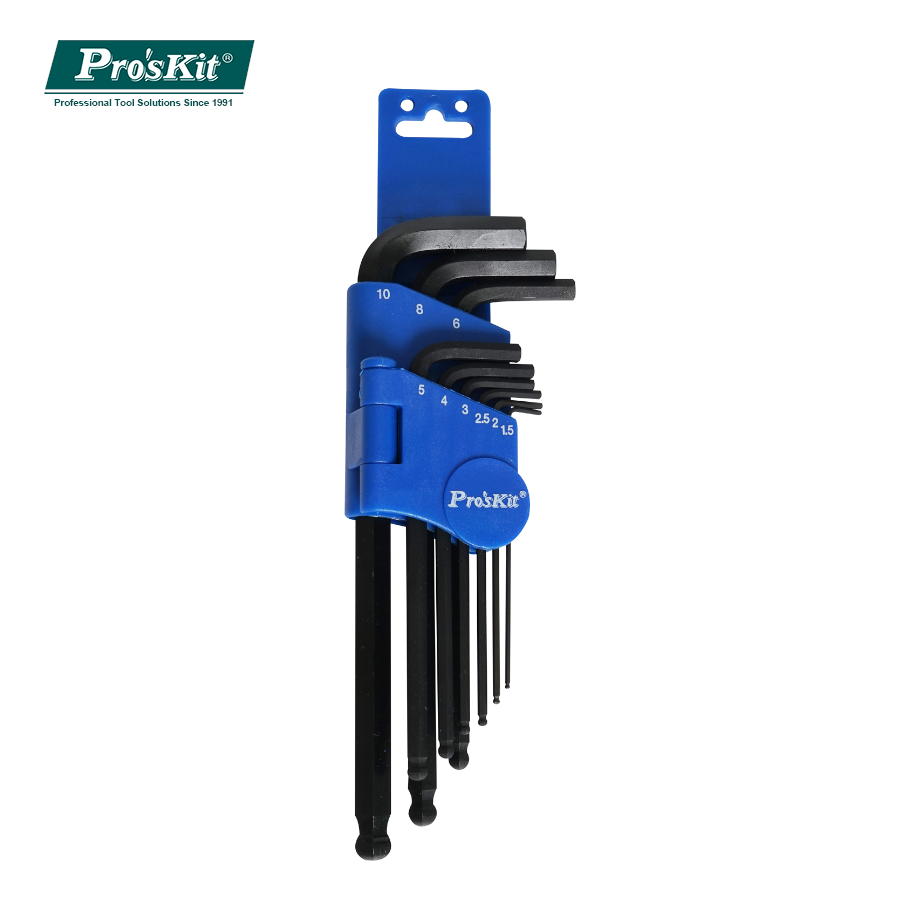 8PK-028 Pro'sKit Набор ключей шестигранных (9шт.)
