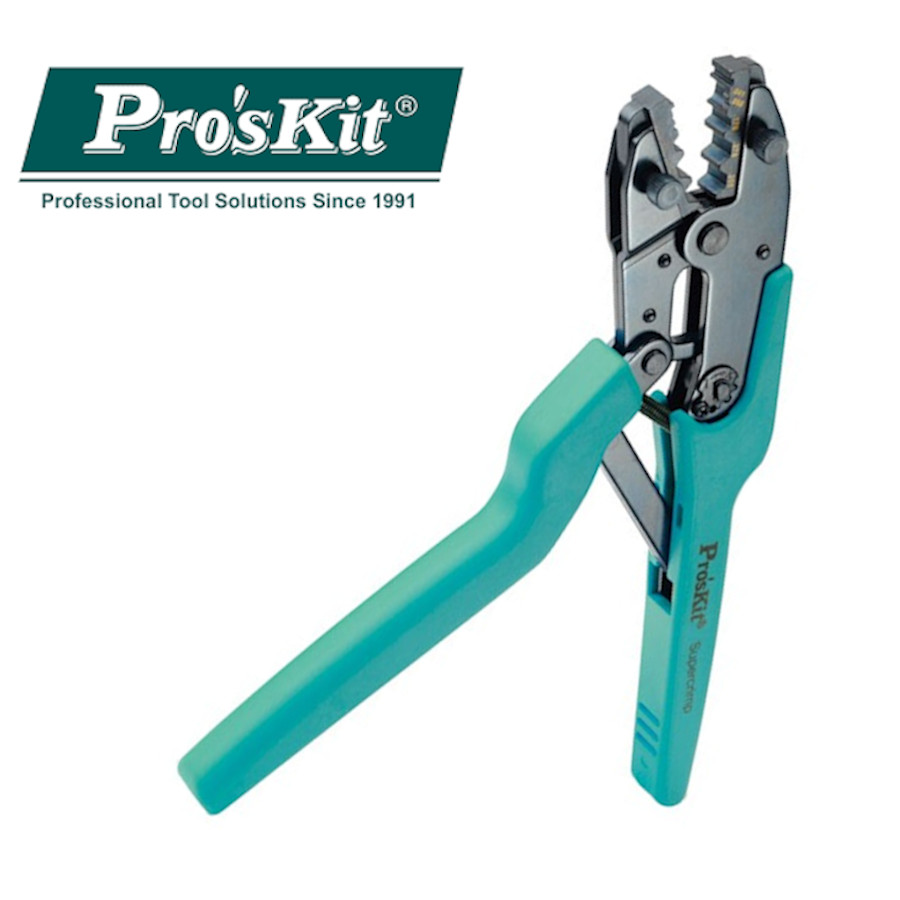 1PK-3003F Pro'sKit Клещи без сменных губок с трещоточным механизмом