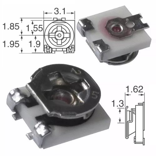 3303W-3-502 5 кОм Резистор подстроечный