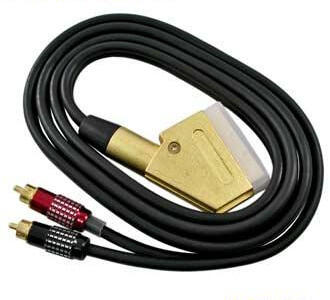 SCART-2RCAm metal 1.5m