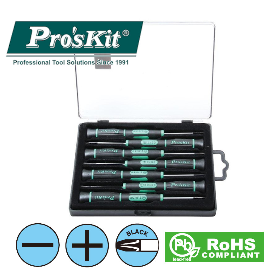 SD-081A Pro'sKit (аналог 8PK-081A)Набор отверток прецизионных (7шт.)