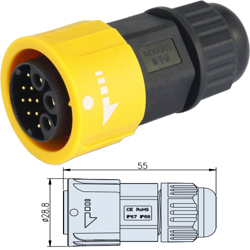 24309231-02 (3+9-pin)